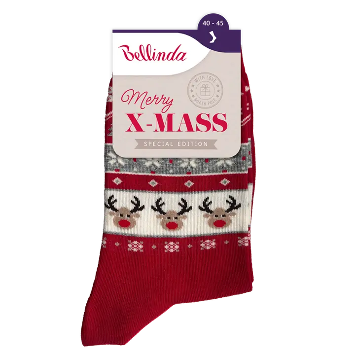 XMASS SOCKS - red - Master