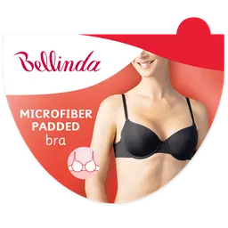 MICROFIBRE PADDED BRA - black - Master