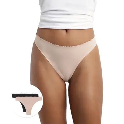DIM BODY TOUCH THONG 2x - black primary image
