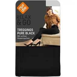 NUR DIE TREGGINGS PURE BLACK - black - Master