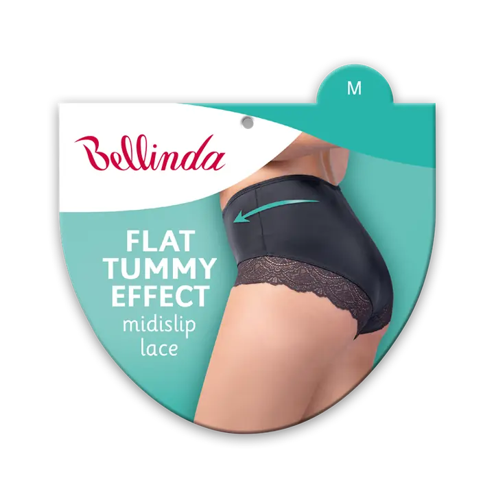 FLAT TUMMY LACE MIDISLIP - black - Master