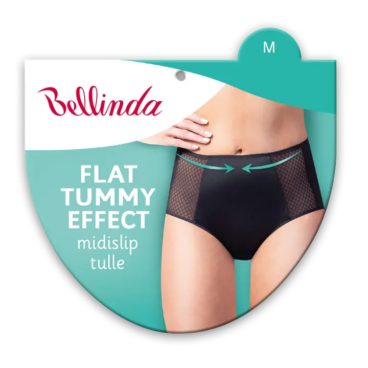 FLAT TUMMY EFFECT MIDISLIP - black - Master