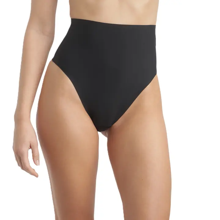DIM INVISIBLE MID WAIST THONG - black - Master