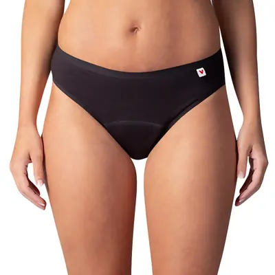 BASIC MENSTRUAL SLIP NORMAL - black primary image
