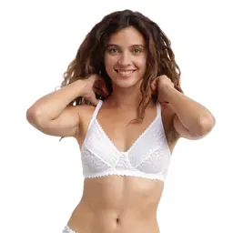 DIM DAILY DENTELLE WIREFREE SOFT CUP BRA - white - Master