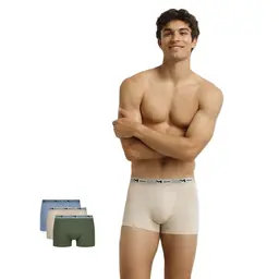DIM GOTS COTTON STRETCH BOXER 3x - green - Master