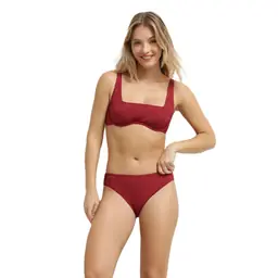 SWIMSUIT SHELL BIKINI - dark red - Master